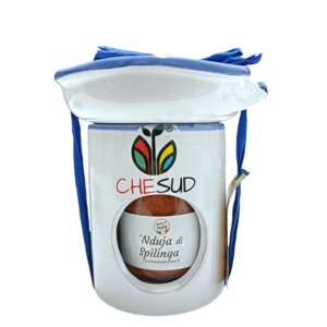 Scalda'nduja in ceramica Blu