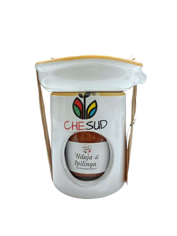 Scalda'nduja in ceramica Giallo